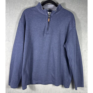 MIZZEN+MAIN Men's Stanton Pullover Sweater Navy‎ Blue Size X-Large